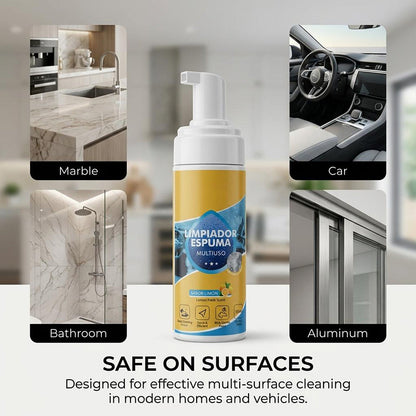 🔥 4-in-1 Multi-Enzyme Foam Cleaner – Deep Clean Car, Kitchen, Bathroom & Sofa