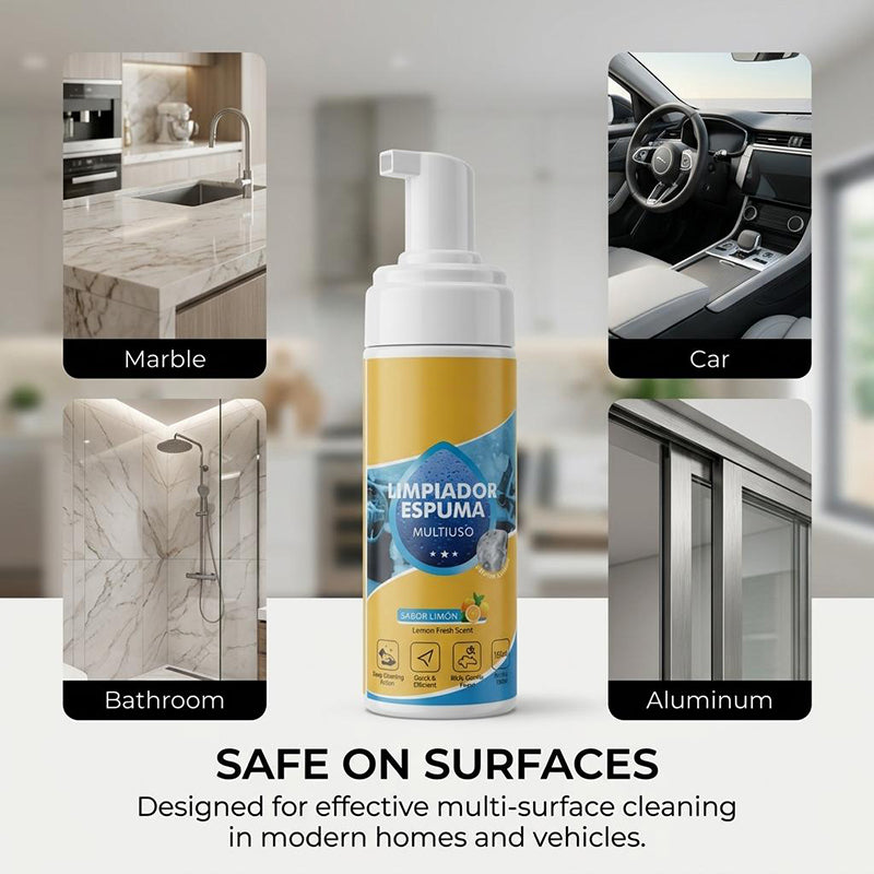 🧼🫧 4-in-1 Multi-Enzyme Foam Cleaner – Powerful Deep Cleaning for Cars, Kitchens, Bathrooms & Sofas