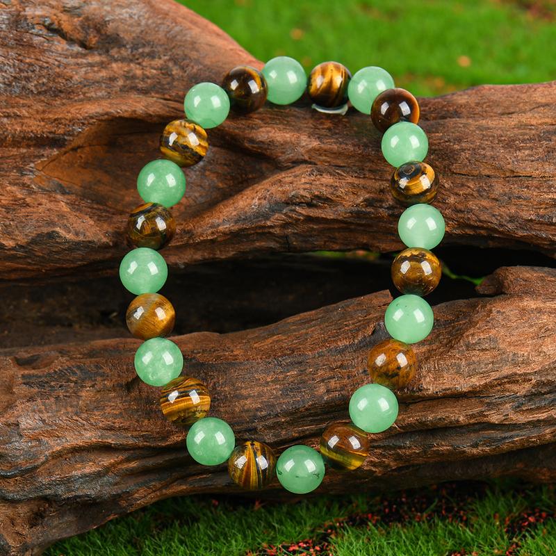 🔥Money Attraction Bracelet with Green Aventurine & Tiger Eye