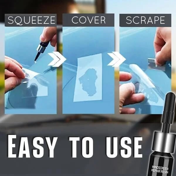 💥LAST DAY 46% OFF 🚗Cracks Gone Glass Repair Kit (New Formula)