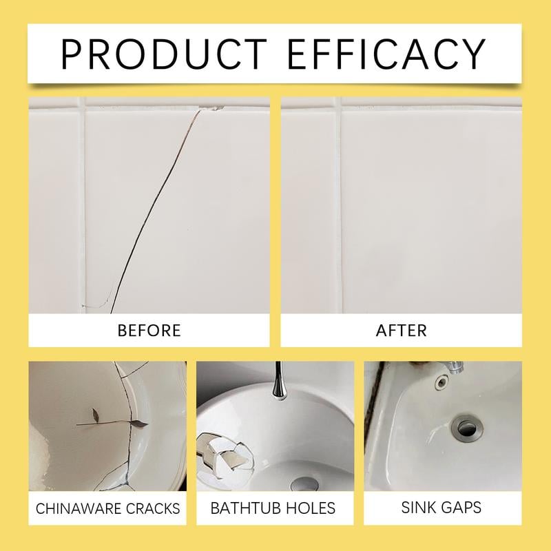 🔥Quick-Drying Tile Repair Glue - Complete Tool Kit for DIY – Fix Cracks Permanently in Minutes!✨