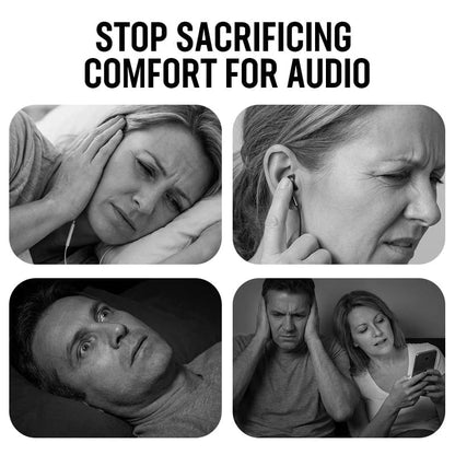 Under Pillow Speakers for Sleeping Bluetooth, Bone Conduction Technology, 3D White Noise Generator, Volume Control & Sleep Timer, Side Sleeper Friendly