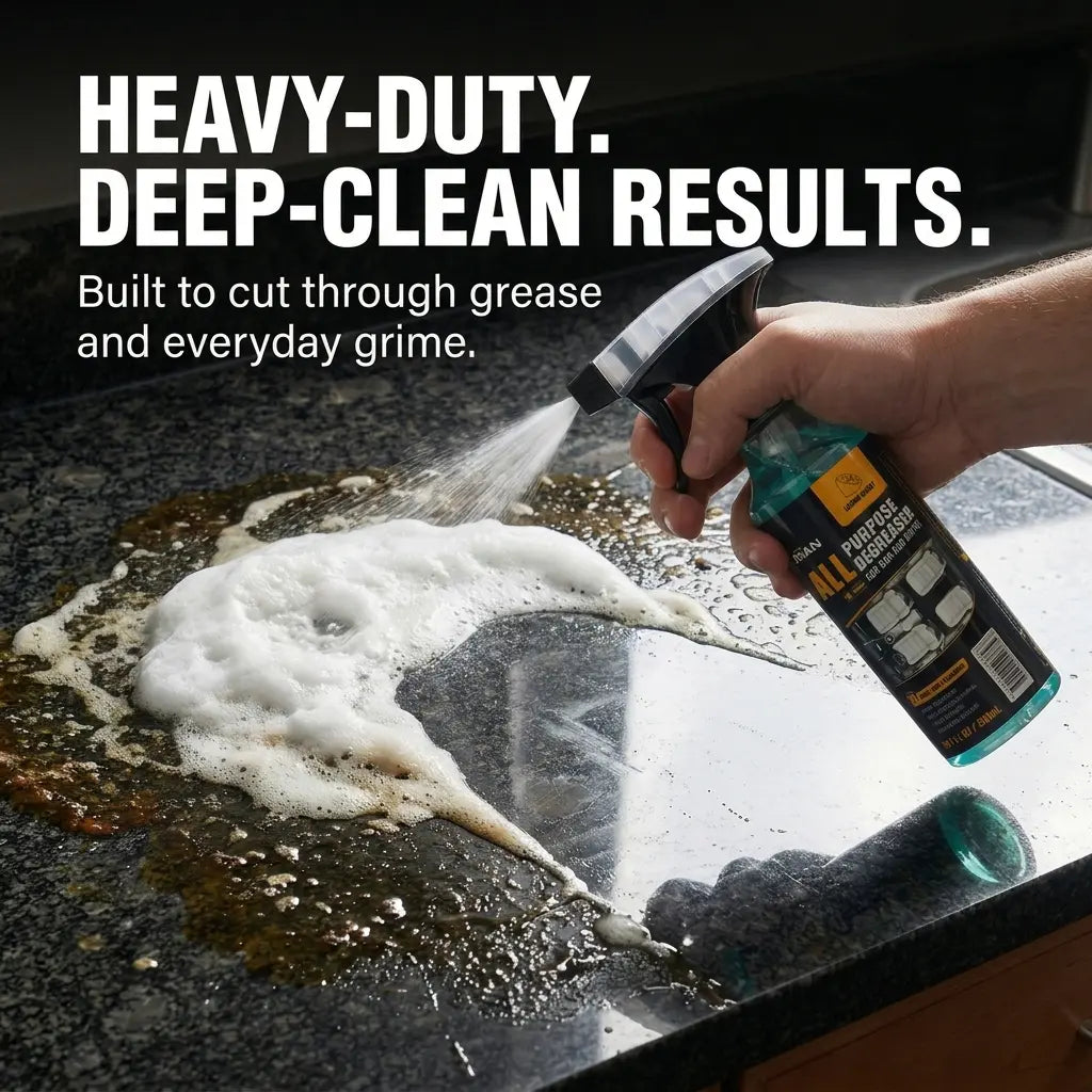 Multi-purpose Cleaning Spray - Heavy Duty Stain Remover for Car Interiors & Home Surfaces