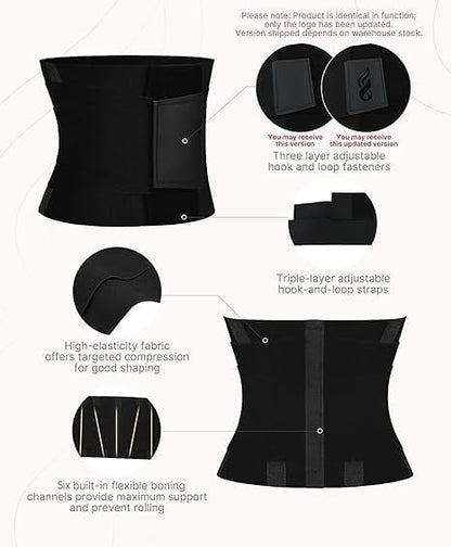 🔥Sculpt Your Success: The Ultimate 3-in-1 Waist Trainer Belt!