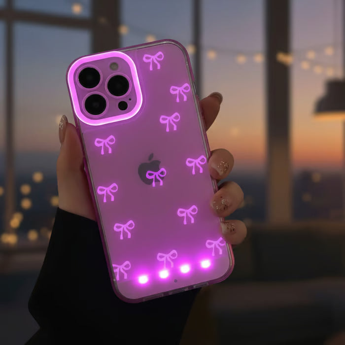 📱Vibrant LED Bowknot Phone Case