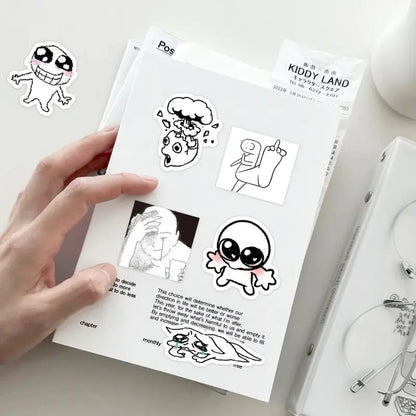 ✨Doodle Meme Sticker Book - 460 Hand Drawn Stickers for Journaling Express Your Mood & Internet Vibes