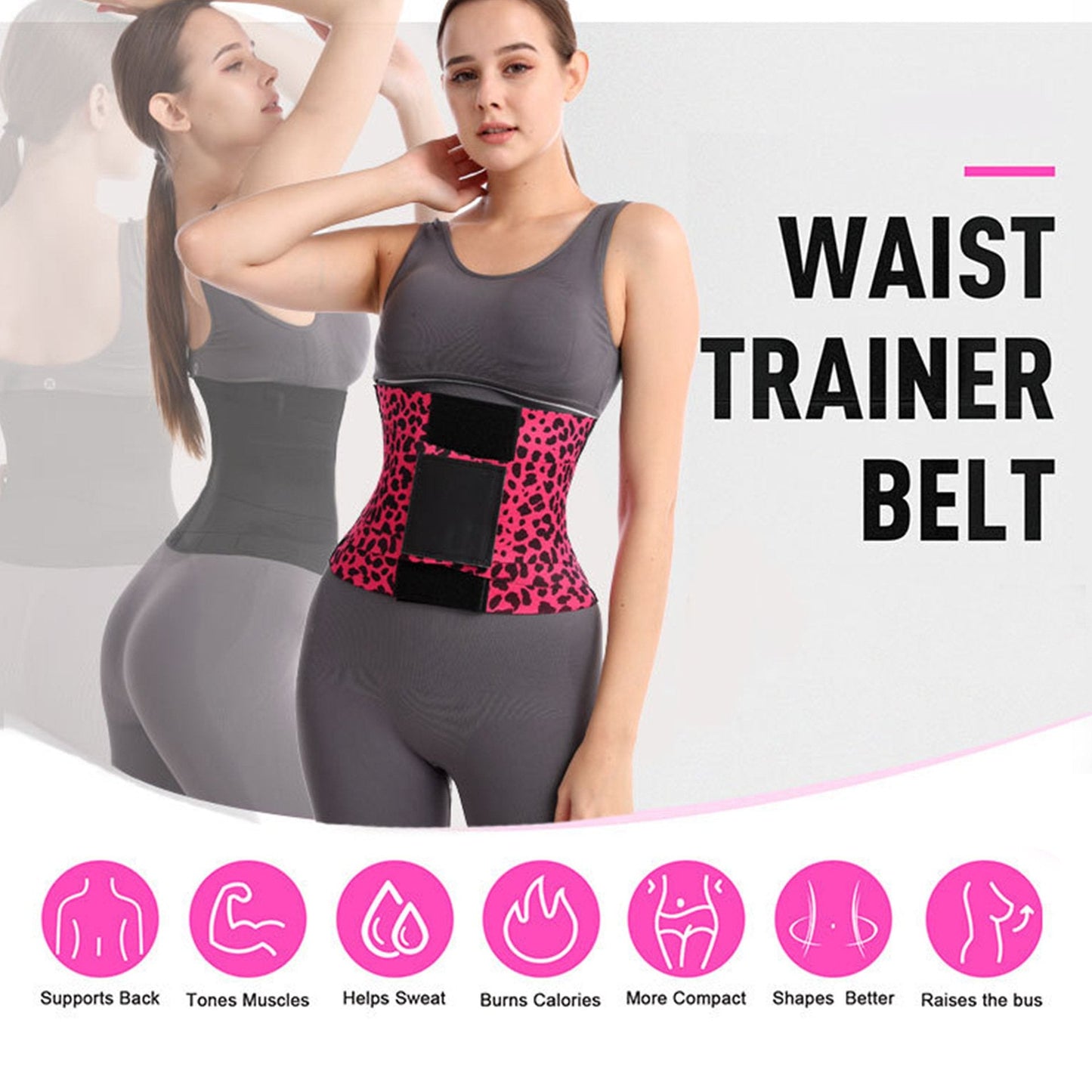 🔥Sculpt Your Success: The Ultimate 3-in-1 Waist Trainer Belt!