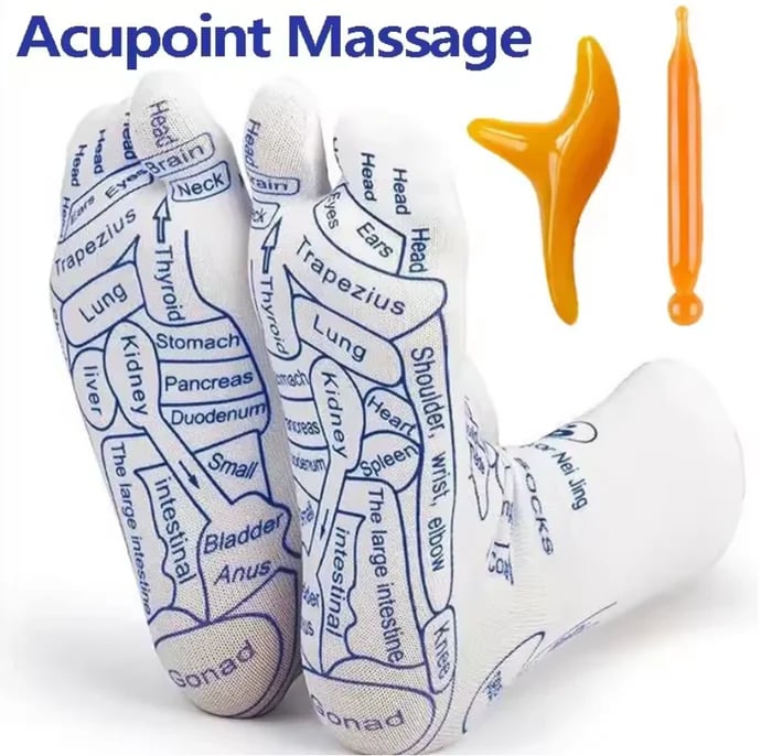 🔥Foot Acupoint Reflexology Socks  | Boost Circulation & Comfort🧦✨