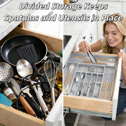FREE SHIPPING🔥🔥Expandable Kitchen Utensil Drawer Tray