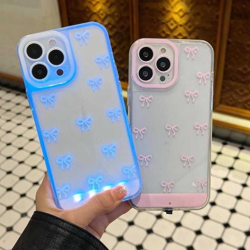 📱Vibrant LED Bowknot Phone Case