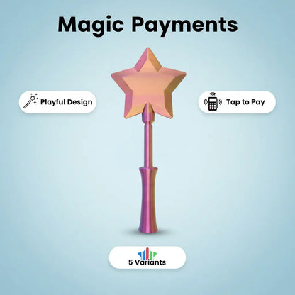 MagicFairy "حامل بطاقات الائتمان بتصميم العصا السحرية"