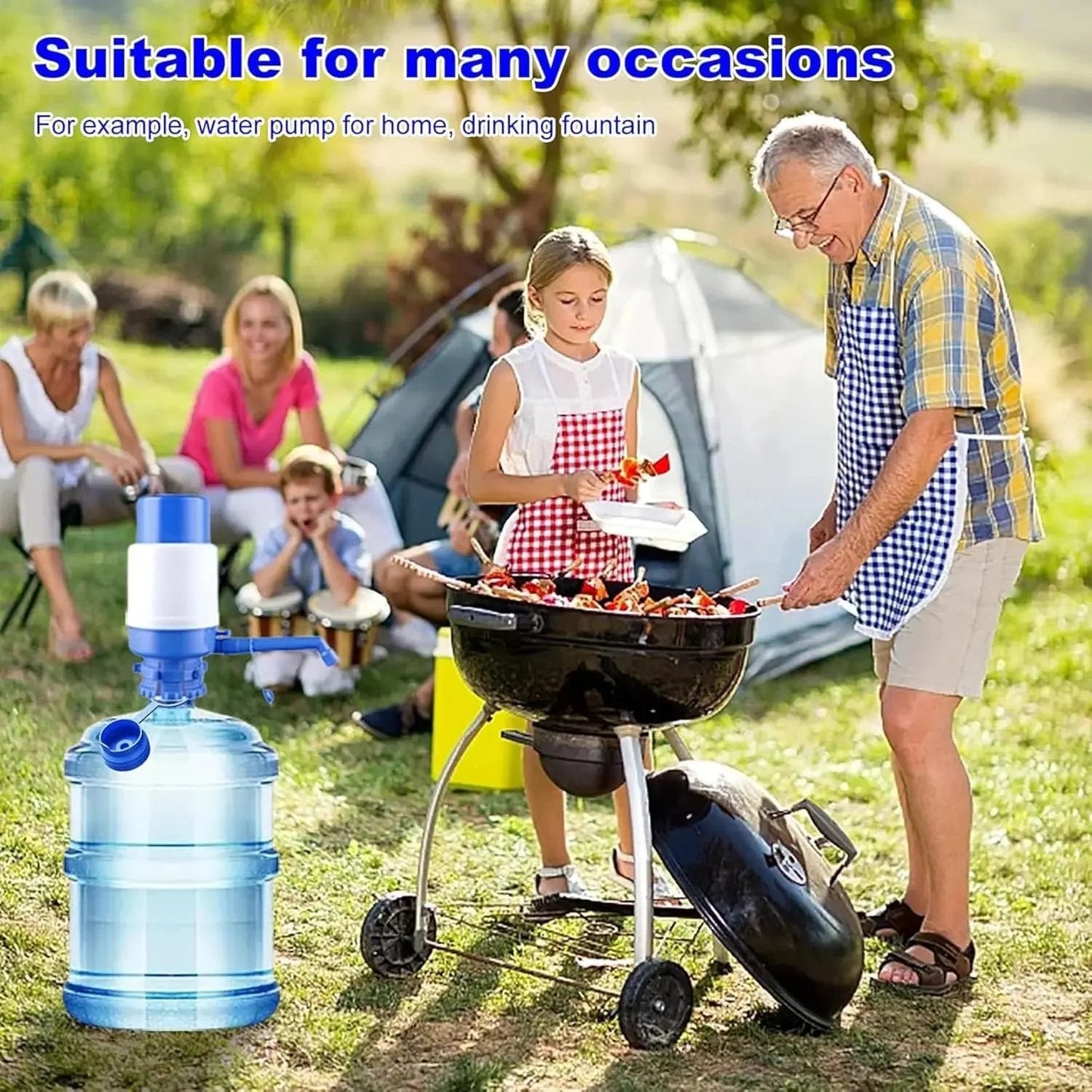 Leak-Proof Water Jug Caps (4 Pack) – Fits 3 & 5 Gallon Bottles