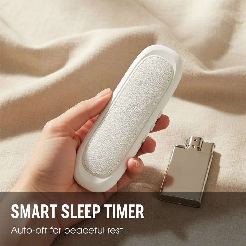 Under Pillow Speakers for Sleeping Bluetooth, Bone Conduction Technology, 3D White Noise Generator, Volume Control & Sleep Timer, Side Sleeper Friendly