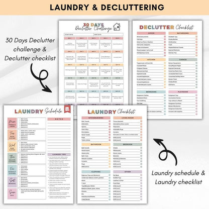Last Day 59% OFF Promotion!⏰ADHD Cleaning & Organizing Toolkit - Chore Planner