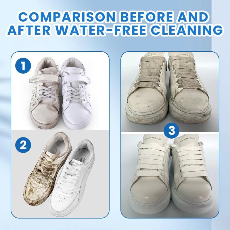 👟White Shoe Cleaner Cream | Multipurpose No-Wash Solid Comes with Sponge