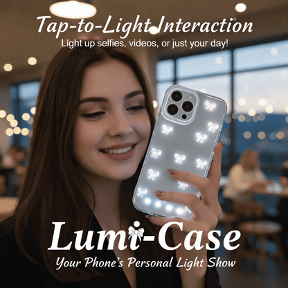 📱Vibrant LED Bowknot Phone Case