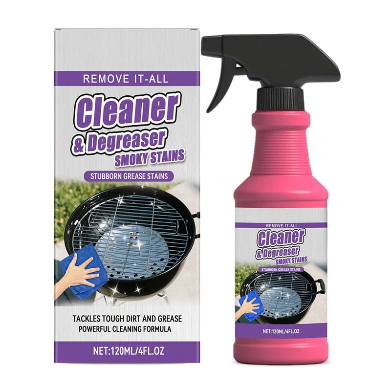 🔥Fast-Acting Heavy-Duty Grill Degreaser Spray