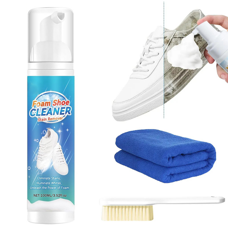 🏆Flash Sale⚡50K+ SOLD👟Shoe Cleaning Kit for Leather, Suede, Canvas, Mesh & More detail view
